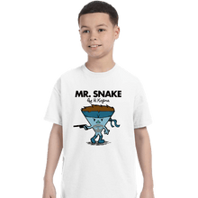 Load image into Gallery viewer, Secret_Shirts T-Shirts, Youth / XS / White Mr. Snake