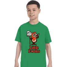 Load image into Gallery viewer, Daily_Deal_Shirts T-Shirts, Youth / XS / Irish Green Little Ewoks