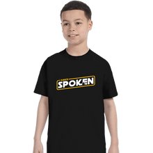 Load image into Gallery viewer, Shirts T-Shirts, Youth / XS / Black I Have Spoken Logo