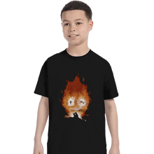 Load image into Gallery viewer, Shirts T-Shirts, Youth / XL / Black Midnight Calcifer