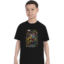 Load image into Gallery viewer, Shirts T-Shirts, Youth / Small / Black Super HB Heroes