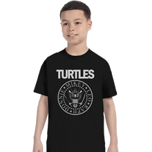 Load image into Gallery viewer, Shirts T-Shirts, Youth / XL / Black Turtles