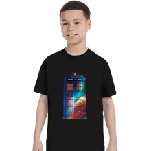 Load image into Gallery viewer, Secret_Shirts T-Shirts, Youth / XS / Black T A R D I S