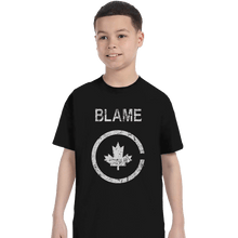 Load image into Gallery viewer, Shirts T-Shirts, Youth / XL / Black Blame Canada