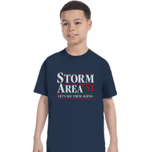 Load image into Gallery viewer, Shirts T-Shirts, Youth / XL / Navy Storm Area 51