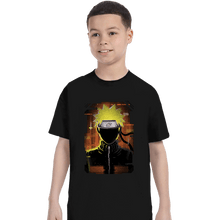Load image into Gallery viewer, Shirts T-Shirts, Youth / XS / Black Glitch Naruto