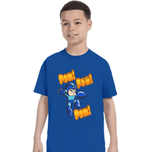 Load image into Gallery viewer, Shirts T-Shirts, Youth / XS / Royal Blue Pew Pew Pew