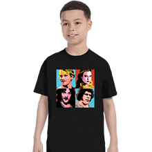 Load image into Gallery viewer, Shirts T-Shirts, Youth / XS / Black Princess Warhol