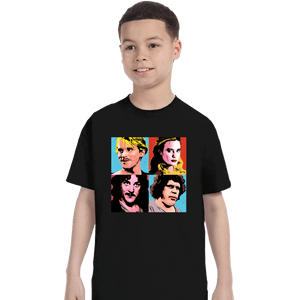 Shirts T-Shirts, Youth / XS / Black Princess Warhol
