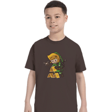 Load image into Gallery viewer, Shirts T-Shirts, Youth / XS / Dark Chocolate Tri-House Of Cards