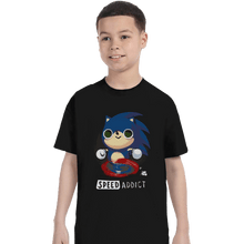 Load image into Gallery viewer, Shirts T-Shirts, Youth / XS / Black Speed Addict
