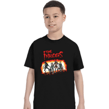 Load image into Gallery viewer, Shirts T-Shirts, Youth / XS / Black Invaders