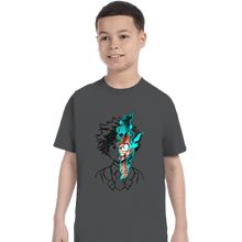 Load image into Gallery viewer, Daily_Deal_Shirts T-Shirts, Youth / XS / Charcoal Power 100 Full Cowl