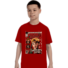 Load image into Gallery viewer, Daily_Deal_Shirts T-Shirts, Youth / XS / Red Holiday Stories