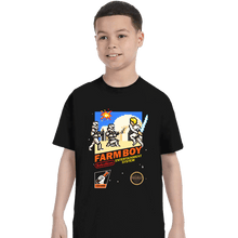 Load image into Gallery viewer, Daily_Deal_Shirts T-Shirts, Youth / XS / Black 8 Bit Farm Boy
