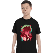Load image into Gallery viewer, Daily_Deal_Shirts T-Shirts, Youth / XS / Black Kurama's Rose Whirlwind
