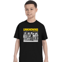 Load image into Gallery viewer, Daily_Deal_Shirts T-Shirts, Youth / XS / Black Unknowns