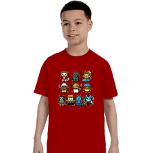 Load image into Gallery viewer, Daily_Deal_Shirts T-Shirts, Youth / XS / Red Pirate Kittens