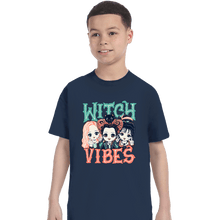 Load image into Gallery viewer, Daily_Deal_Shirts T-Shirts, Youth / XS / Navy Witch Vibes