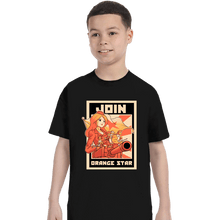 Load image into Gallery viewer, Shirts T-Shirts, Youth / XS / Black Orange Star Army