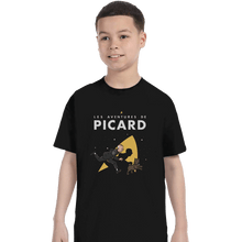 Load image into Gallery viewer, Shirts T-Shirts, Youth / XL / Black Les Aventures De Picard