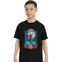 Load image into Gallery viewer, Daily_Deal_Shirts T-Shirts, Youth / XS / Black Stained Glass Paradise