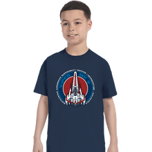 Load image into Gallery viewer, Daily_Deal_Shirts T-Shirts, Youth / XS / Navy Battlestar MKII