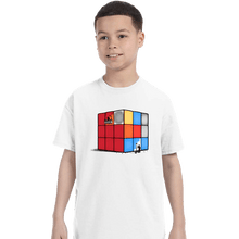 Load image into Gallery viewer, Shirts T-Shirts, Youth / XS / White Solving The Cube