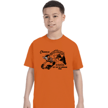 Load image into Gallery viewer, Secret_Shirts T-Shirts, Youth / XS / Orange Get Out Of Arkham Card