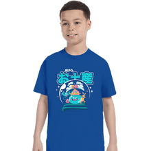 Load image into Gallery viewer, Shirts T-Shirts, Youth / XS / Royal Blue JRPG Souvenir Slimes