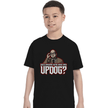 Load image into Gallery viewer, Shirts T-Shirts, Youth / Small / Black Updog