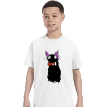 Load image into Gallery viewer, Shirts T-Shirts, Youth / XS / White Watercolor Cat