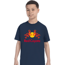 Load image into Gallery viewer, Daily_Deal_Shirts T-Shirts, Youth / XS / Navy Red Coyote
