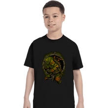 Load image into Gallery viewer, Secret_Shirts T-Shirts, Youth / XS / Black TMNT Mikey