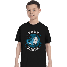 Load image into Gallery viewer, Shirts T-Shirts, Youth / XL / Black Cute Baby Shark