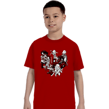 Load image into Gallery viewer, Daily_Deal_Shirts T-Shirts, Youth / XS / Red Symphonia