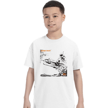 Load image into Gallery viewer, Daily_Deal_Shirts T-Shirts, Youth / XS / White Led Crest