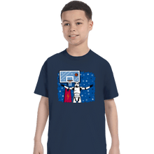 Load image into Gallery viewer, Secret_Shirts T-Shirts, Youth / XS / Navy No Look Shot