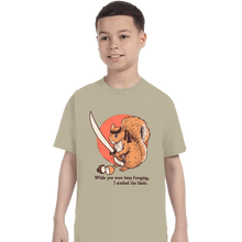 Load image into Gallery viewer, Daily_Deal_Shirts T-Shirts, Youth / XS / Sand Squirrel Blade
