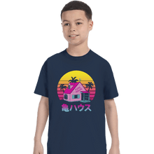 Load image into Gallery viewer, Shirts T-Shirts, Youth / XS / Navy Retro Kame House
