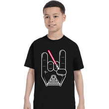 Load image into Gallery viewer, Shirts T-Shirts, Youth / XS / Black Darth Rock