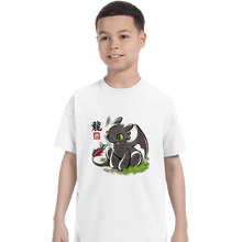 Load image into Gallery viewer, Shirts T-Shirts, Youth / XS / White Dragon Ink
