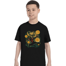 Load image into Gallery viewer, Shirts T-Shirts, Youth / XS / Black Starry Miles