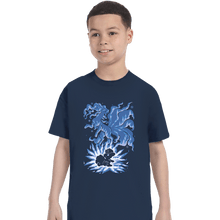 Load image into Gallery viewer, Shirts T-Shirts, Youth / XS / Navy The Ice Tailed Fox Within