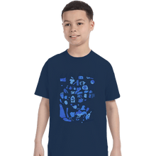 Load image into Gallery viewer, Shirts T-Shirts, Youth / Small / Navy Part Of My World