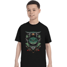 Load image into Gallery viewer, Shirts T-Shirts, Youth / XS / Black Green Ranger