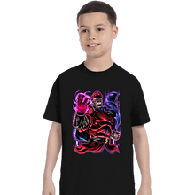 Load image into Gallery viewer, Daily_Deal_Shirts T-Shirts, Youth / XS / Black Bison Fighter