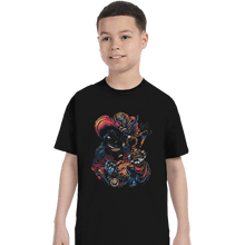 Load image into Gallery viewer, Daily_Deal_Shirts T-Shirts, Youth / XS / Black Colorful Captain