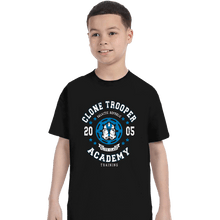 Load image into Gallery viewer, Shirts T-Shirts, Youth / XS / Black Clone Trooper Academy