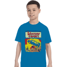 Load image into Gallery viewer, Shirts T-Shirts, Youth / XL / Sapphire Brock Action Comics